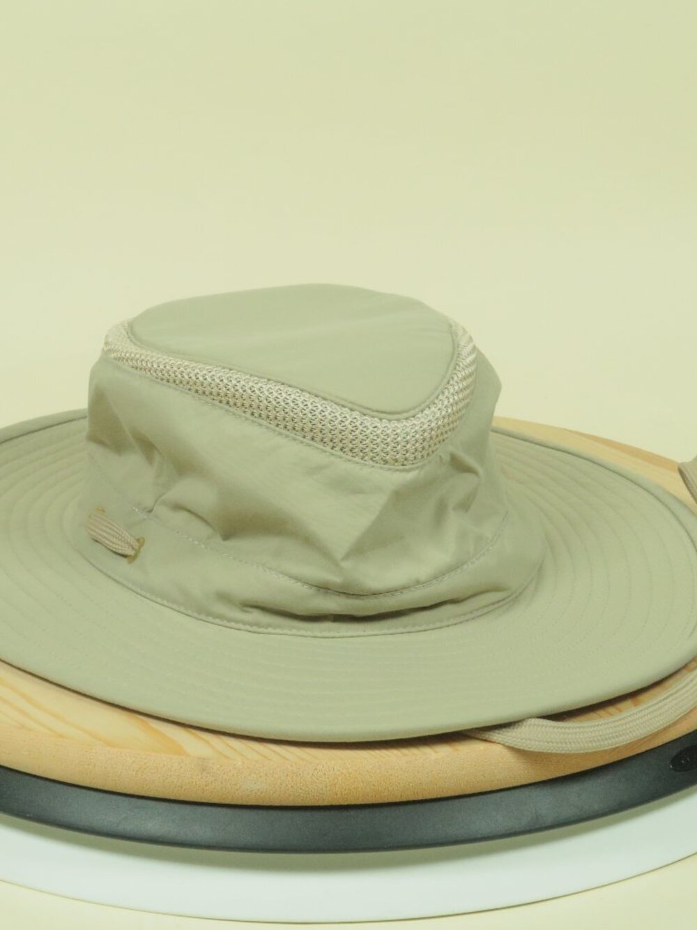 Tilley LTM6 Airflo Sun Hat 7 1/4 Khaki Olive Slim Brim Mesh New